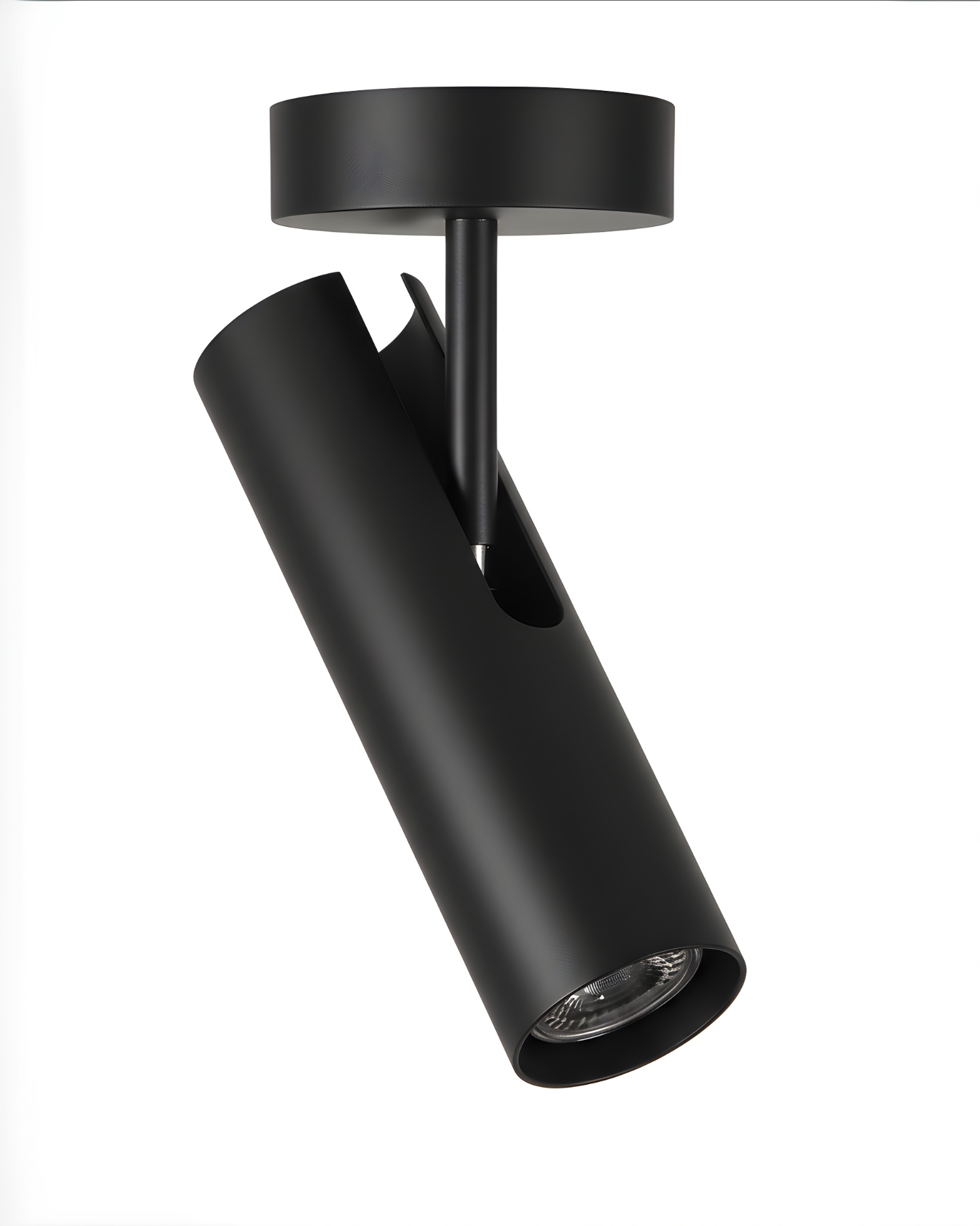 Черный потолочный светильник Нокс Louvre Home P7853PB