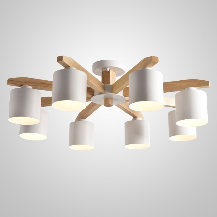 Потолочная люстра CRISS L8 White by ImperiumLoft