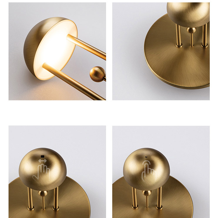 Настольная лампа FIRTH Chrome by ImperiumLoft