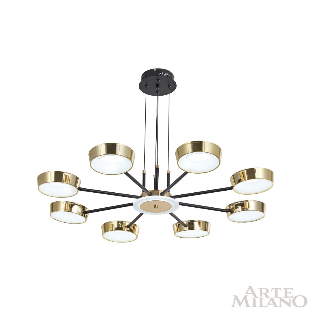 Подвесной светильник светодиодный 271079/8 BK/GD Arte Milano