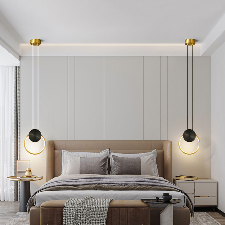 Подвесной светильник WOLKE D40 Brass by ImperiumLoft