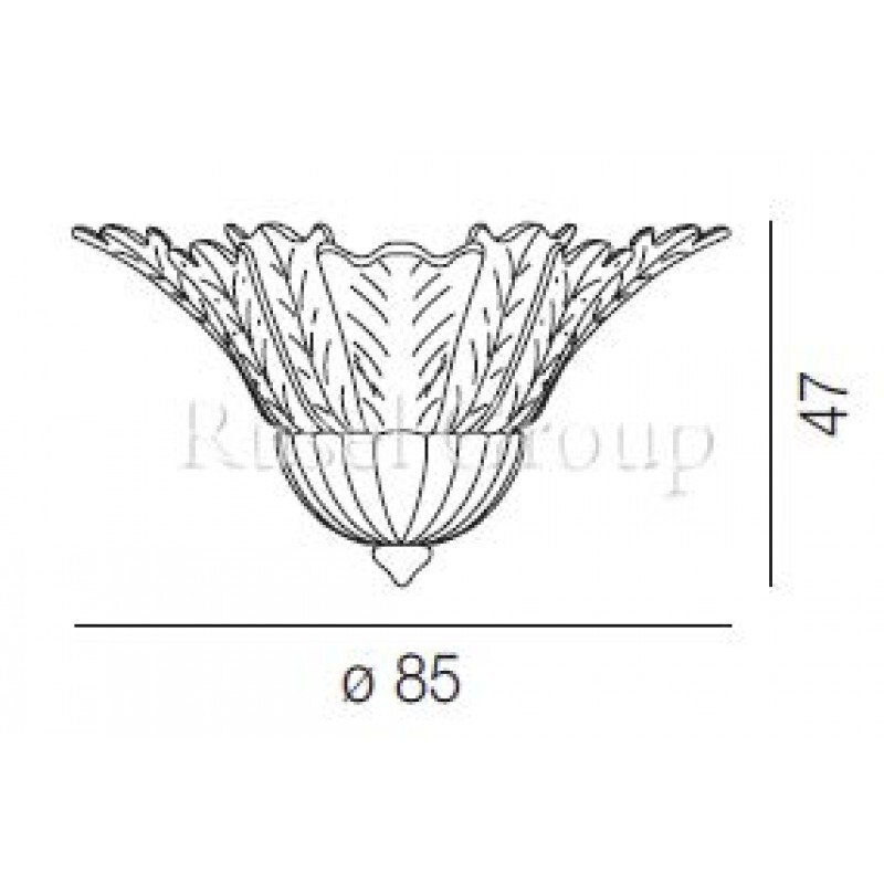 Потолочный светильник Vistosi REDENTORE PL 16F G