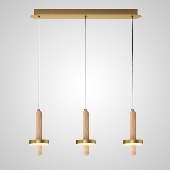 Подвесной светильник FALKA MORE B Brown Планка by ImperiumLoft