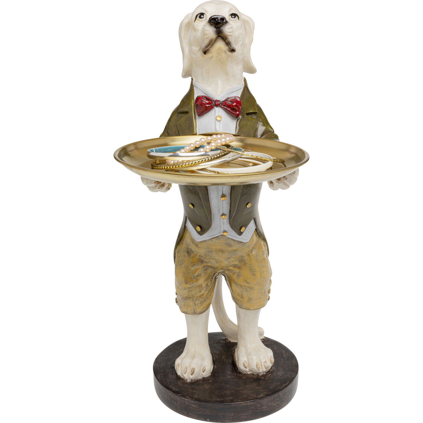 Фигура декоративная Gentleman Dog Tray 43cm KARE 56919