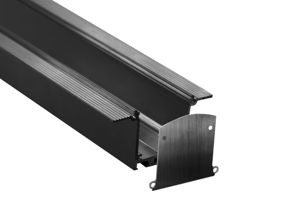 Встраиваемый алюминиевый профиль под шпаклевку Donolux DN18519H3RAL9005