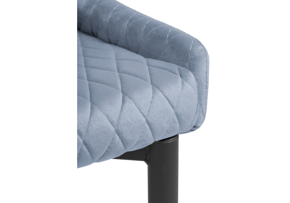 Стул Woodville Teo light blue / black 15021