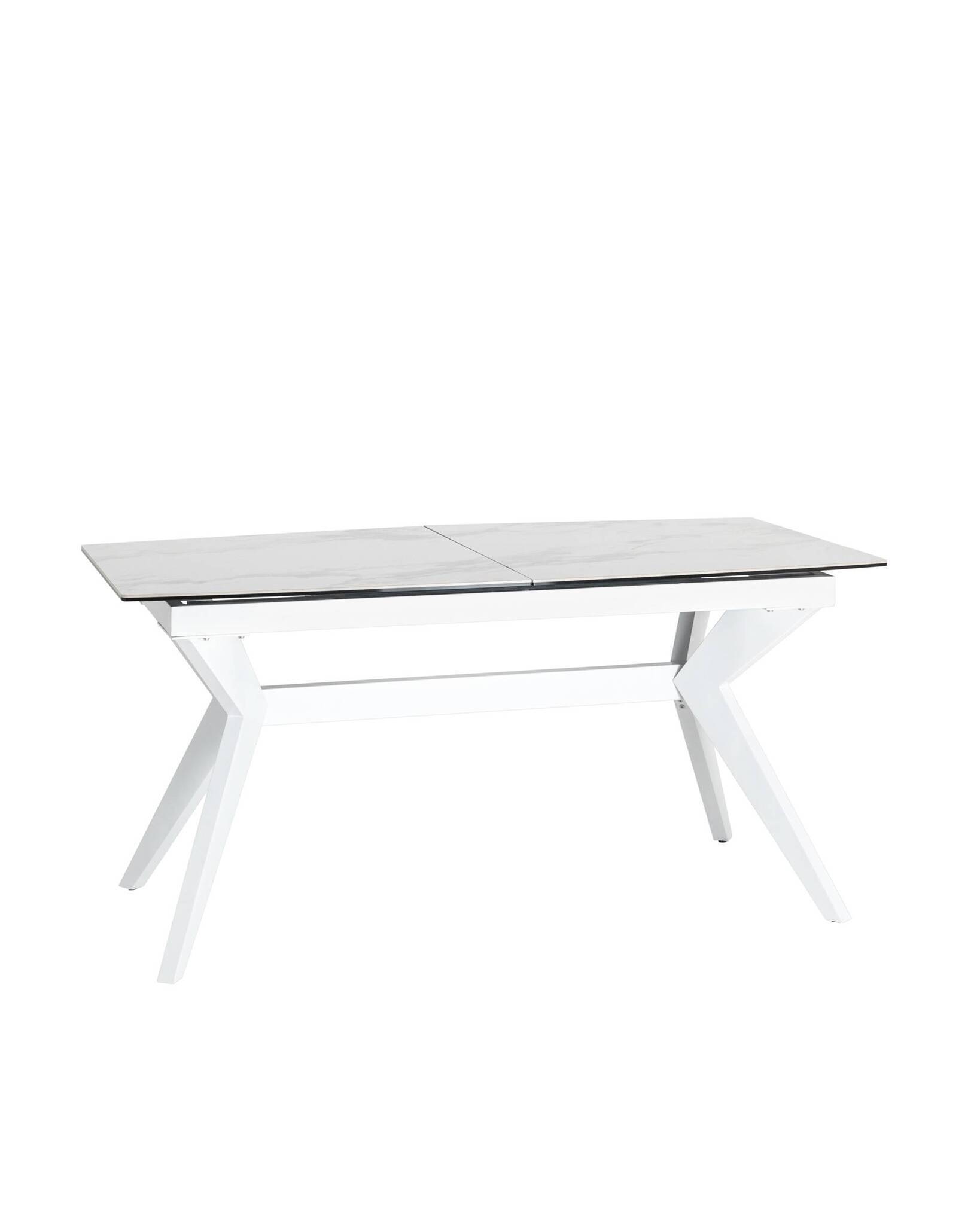 Стол обеденный Аркада раскладной 160-210*90 керамика светлая Stool Group