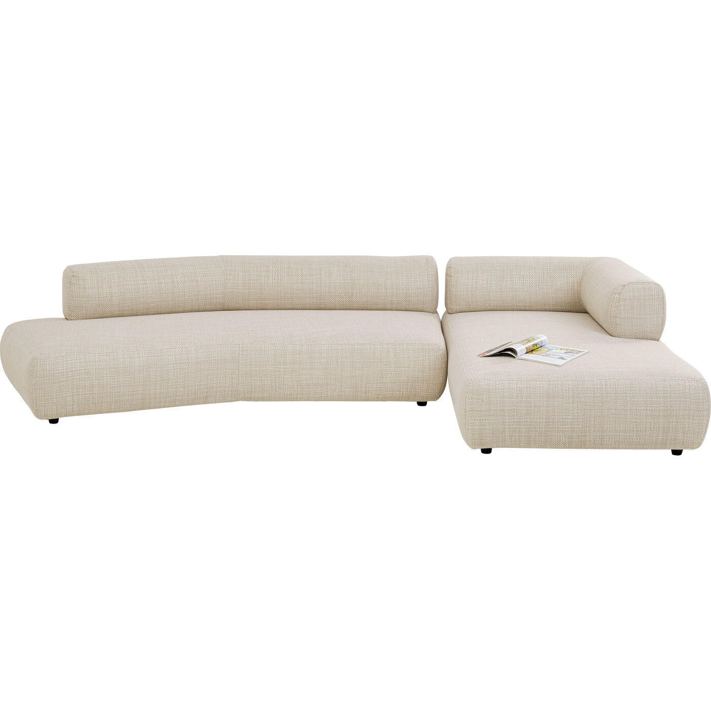 Диван правосторонний угловой Bow Right Cream KARE 88022