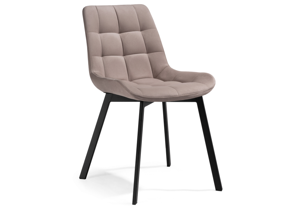 Стул Woodville Челси латте / черный 489741