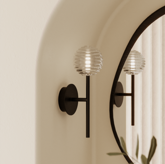 Настенный светильник Doul черный Aromas del Campo