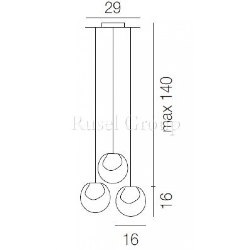 Подвесной светильник Vistosi POC SP 16 3