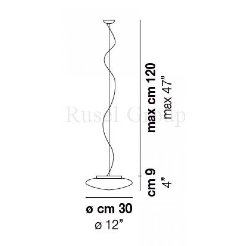 Подвесной светильник Vistosi SABA SP 30