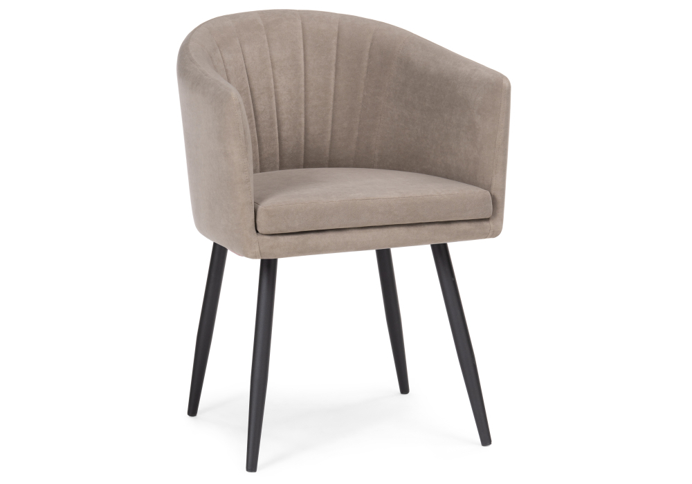 Стул Woodville Валета капучино / черный 504201