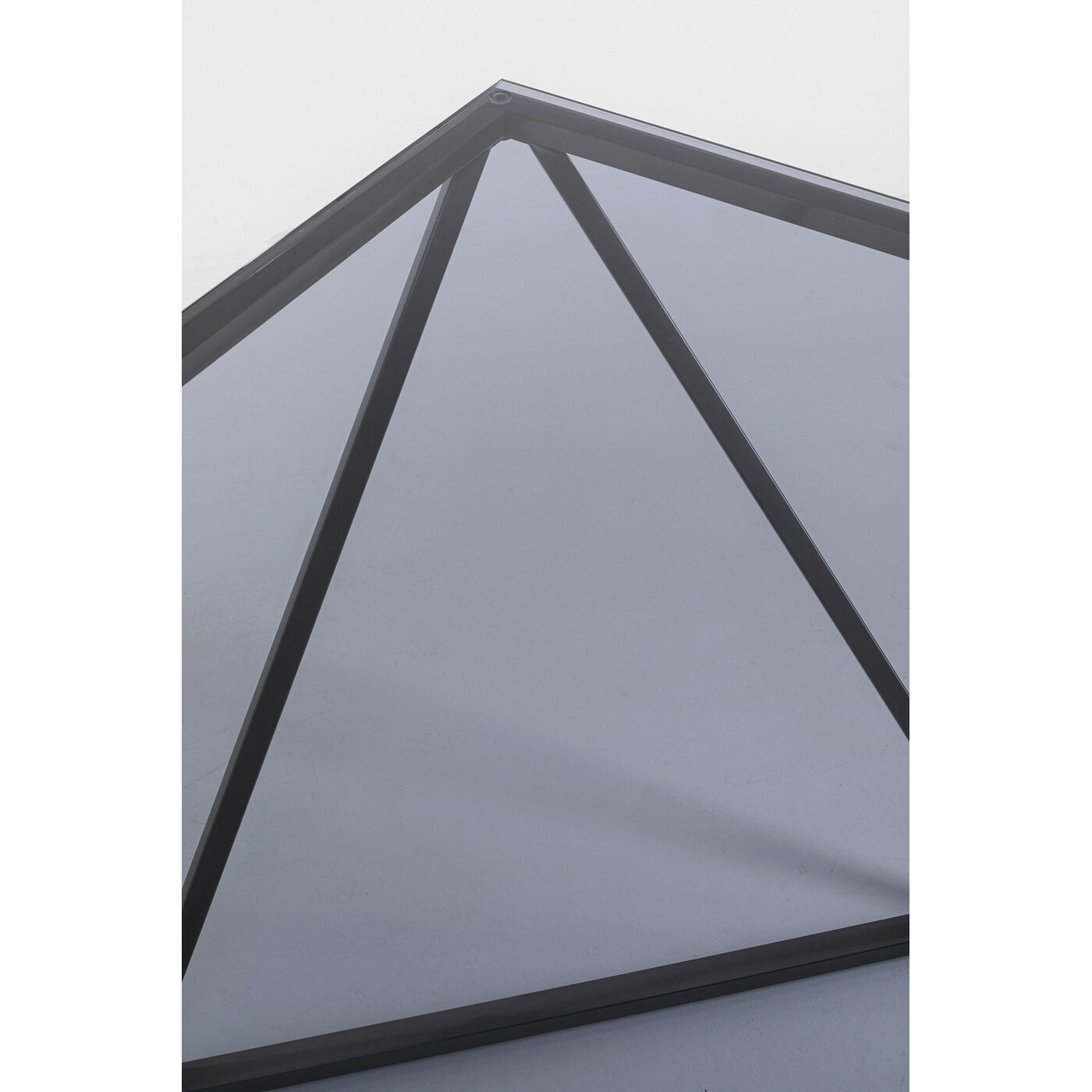 Стол кофейный Cristallo Graphite 80x80cm KARE 70107