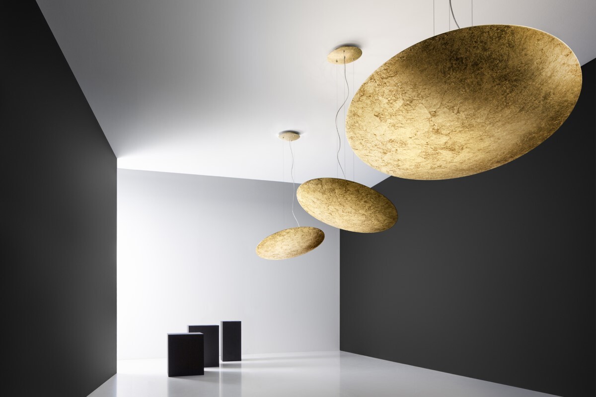 Подвесной светильник Panzeri Gong 100 gold