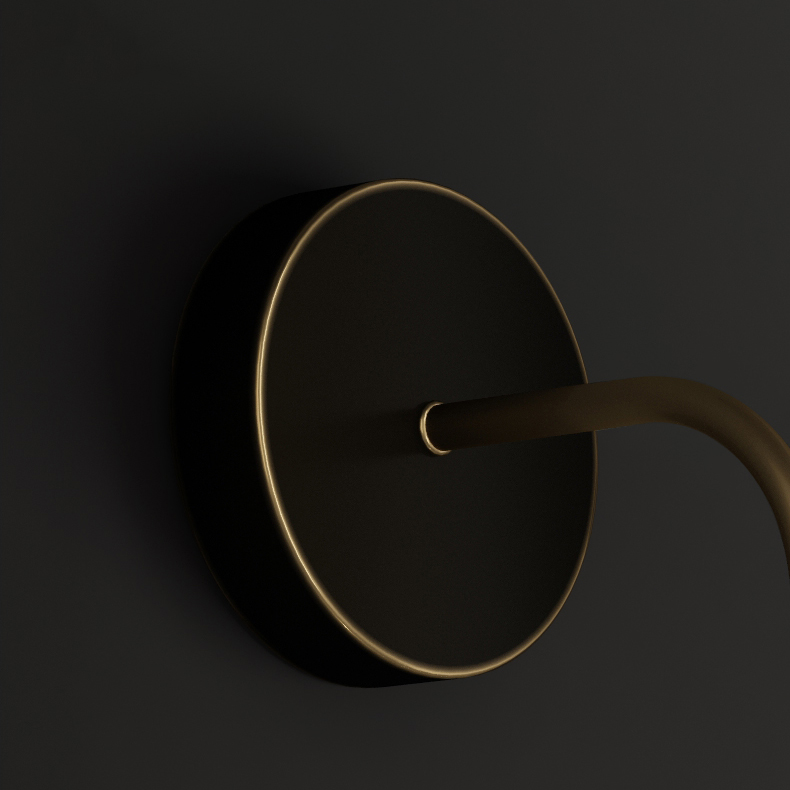 Настенный светильник BIANCA WALL Black by ImperiumLoft