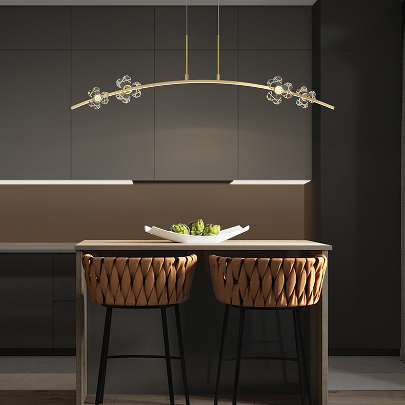 Подвесной светильник CAMILIA ARC L100 Black by ImperiumLoft