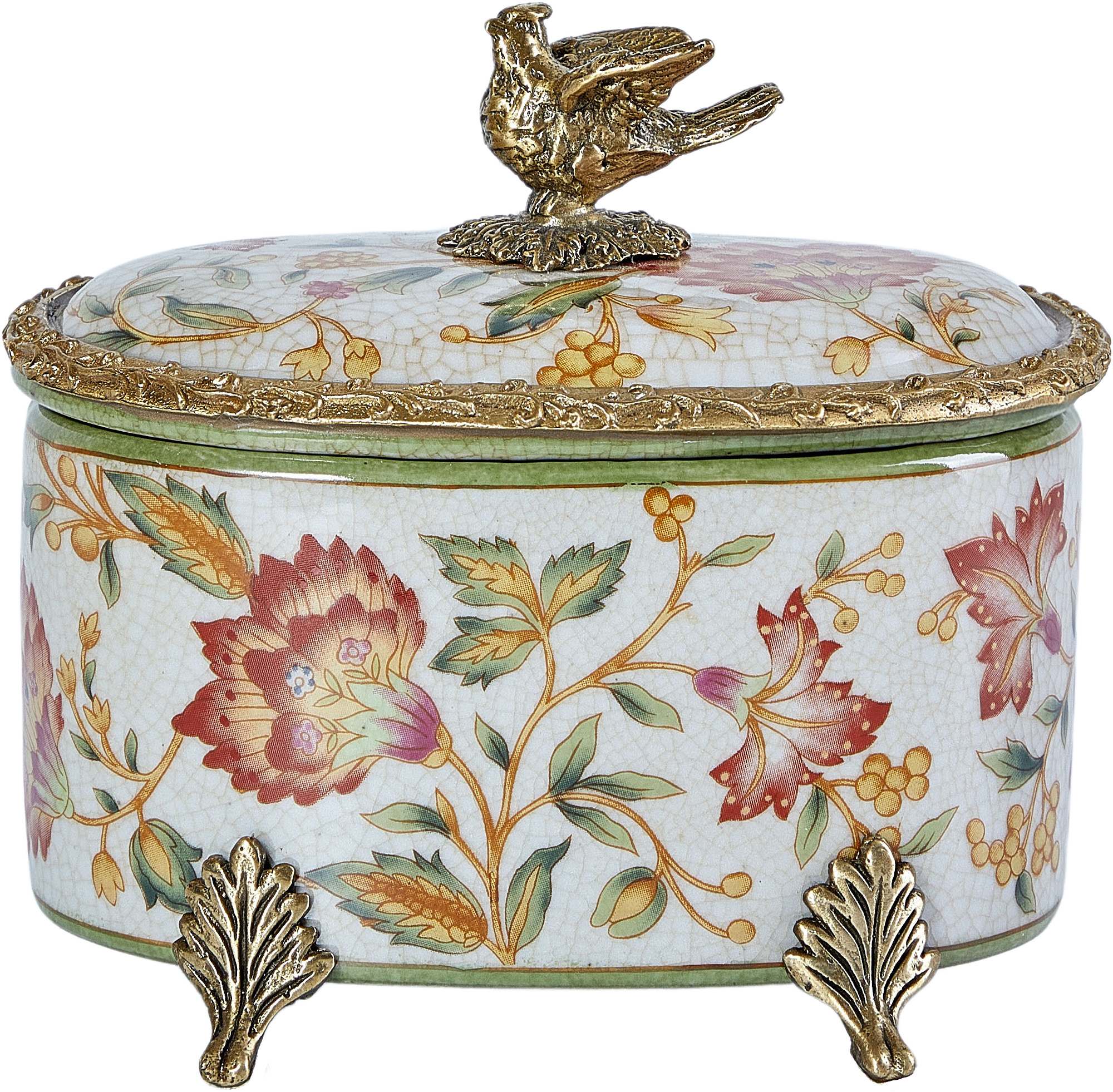 Шкатулка с птичкой Glasar 31G2233/B788C/X1799