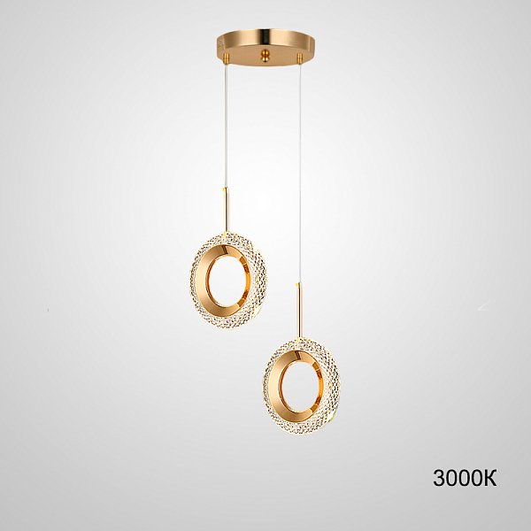 Подвесной светильник KEZIA DUO RING 3000К by ImperiumLoft