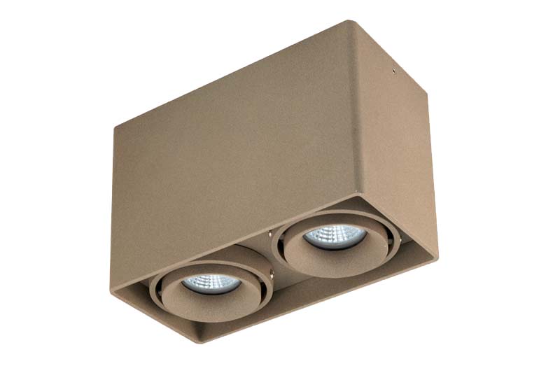 Накладной светильник под сменную лампу Donolux DL18610/02WW-SQ Champagne