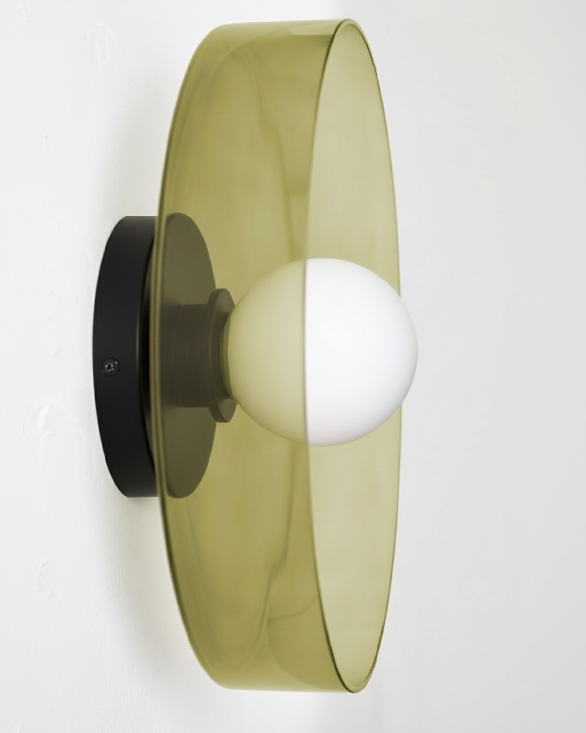 Настенный светильник “Кассель” с зеленым стеклом – Ø 35 см Louvre Home LHLSC560324SWL