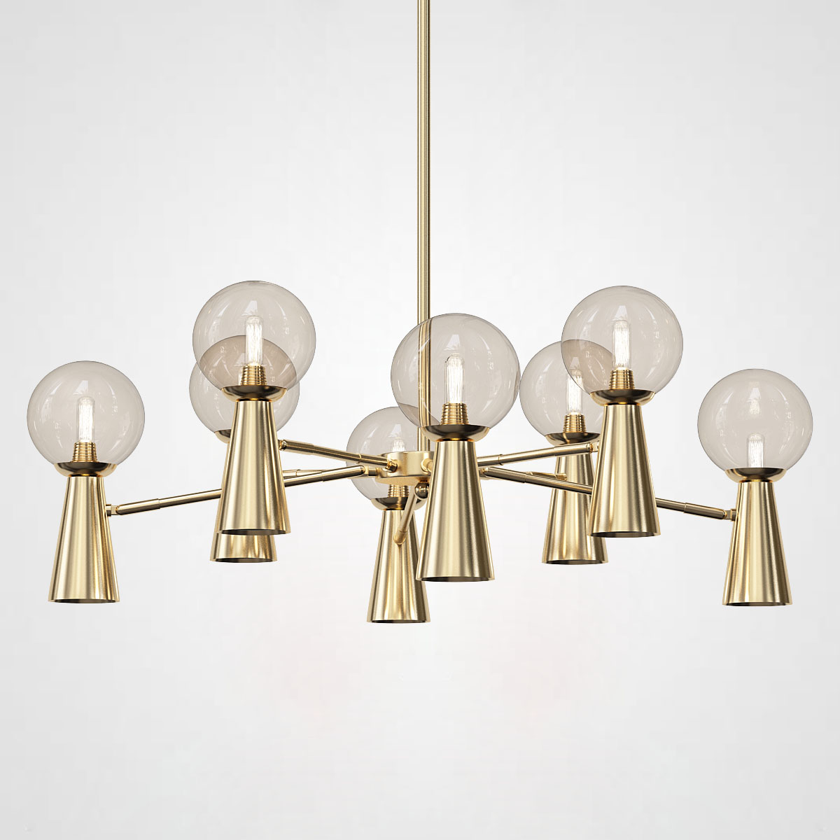 Потолочная люстра ABELINA L16 Gold Amber by ImperiumLoft