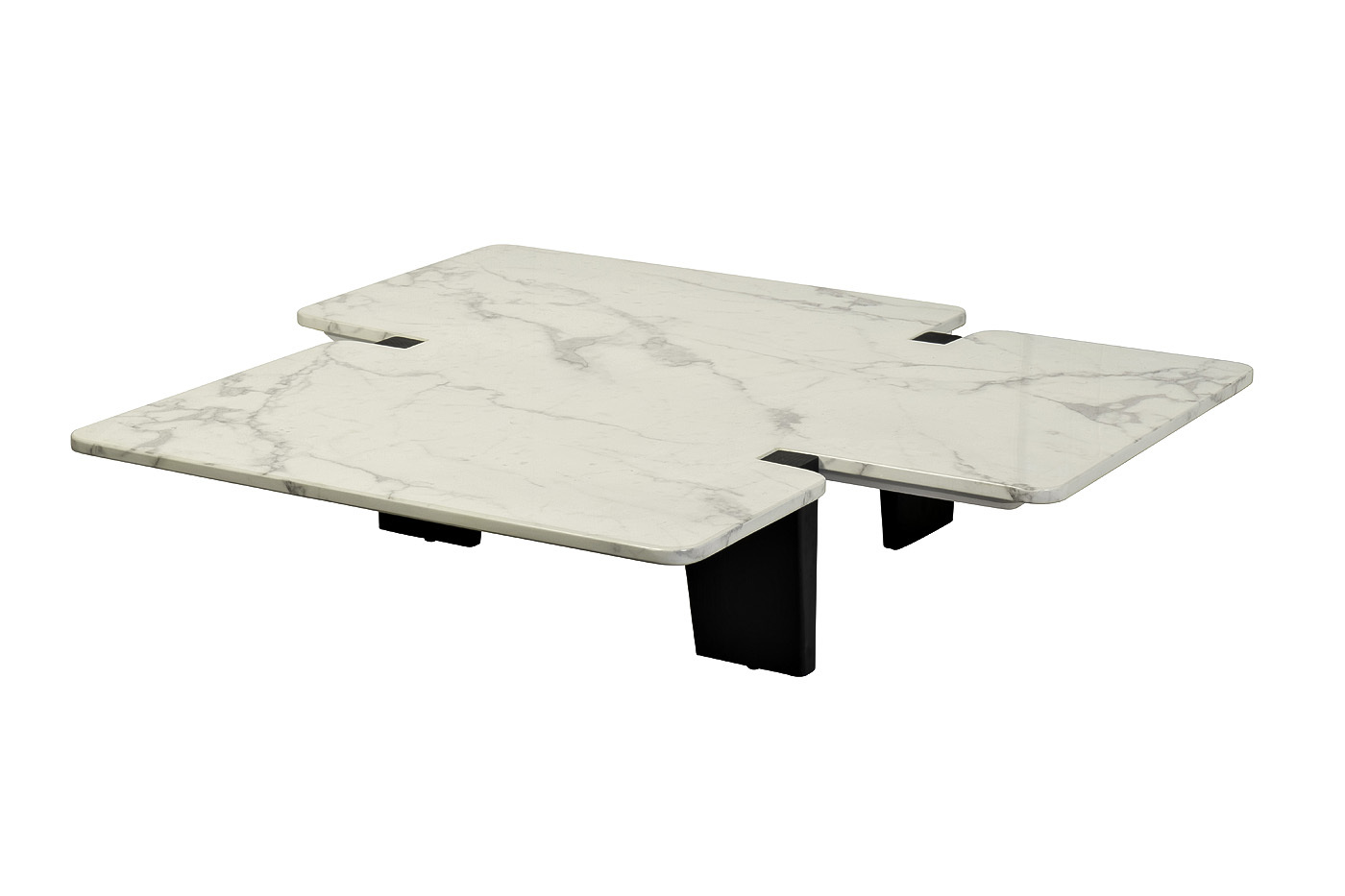 Стол журнальный белый искусственный мрамор Garda Decor 77IP-13012STOL/ZH