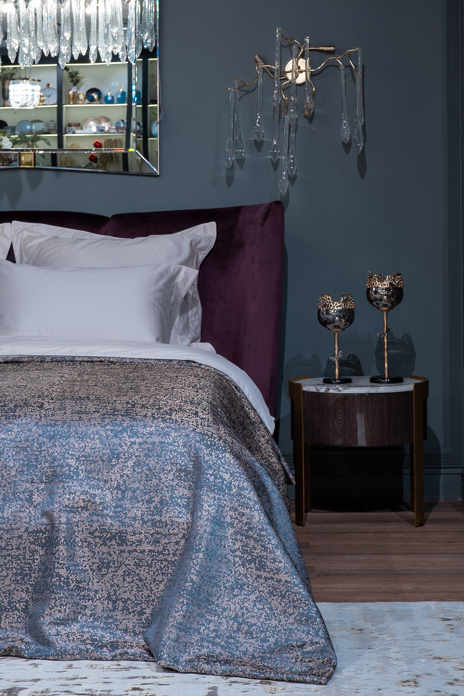 Бра "Капли" цвет шампань Garda Decor 86-B8035/3