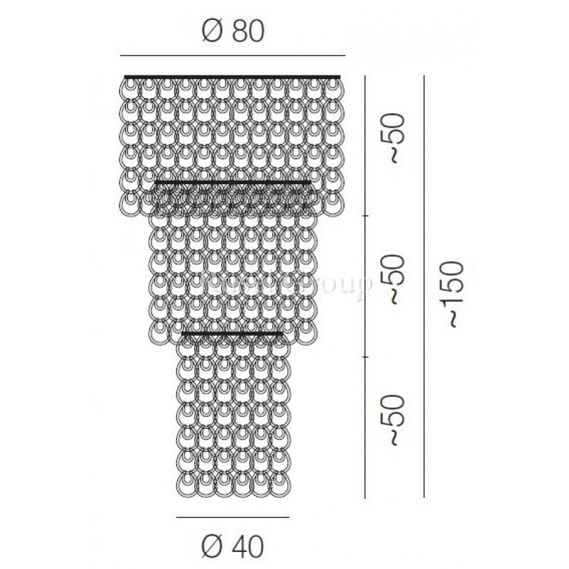 Потолочный светильник Vistosi MINIGIOGALI PL CA3