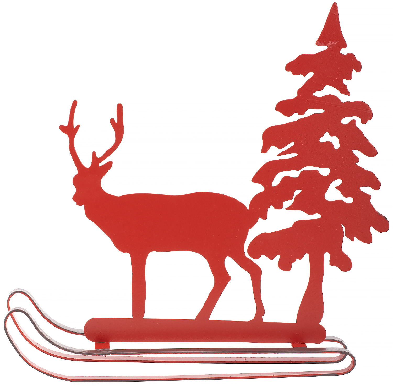 Декор настольный Олень с елкой Glasar 57-204