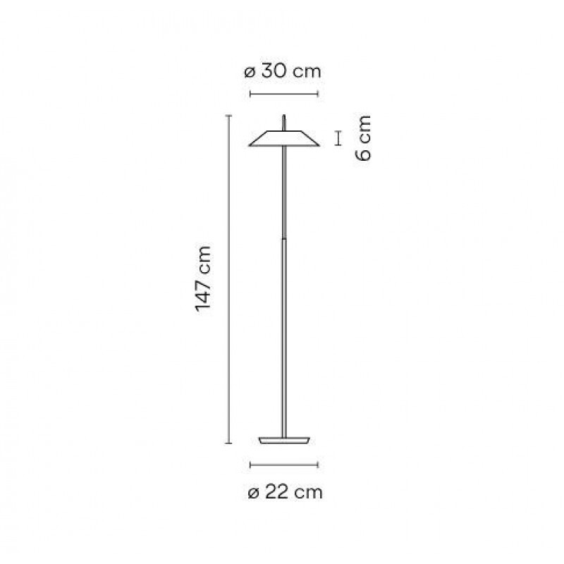 НАПОЛЬНЫЙ СВЕТИЛЬНИК  VIBIA Mayfair 5515