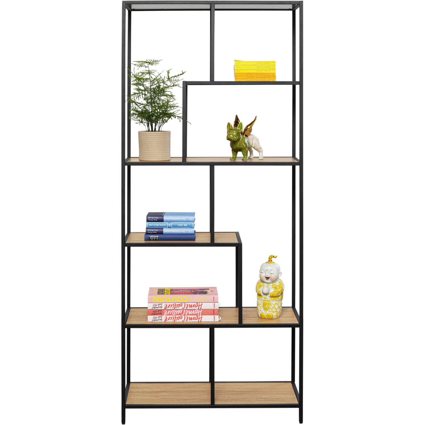 Стеллаж Loftie Oak 77x185 см KARE 87825
