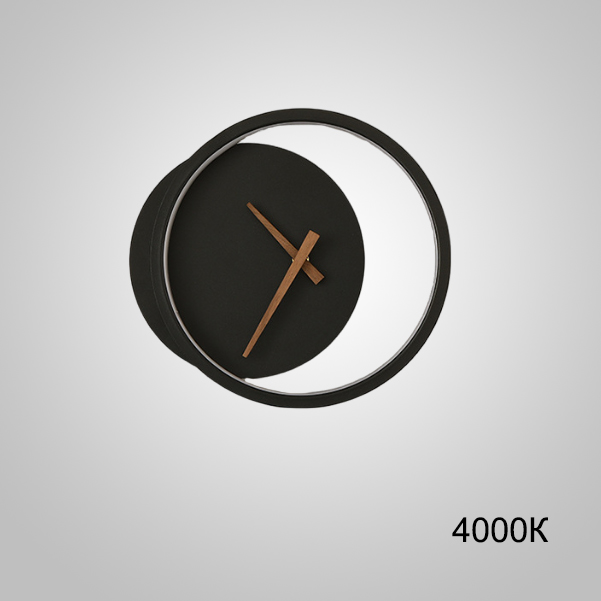 Настенный светильник CLOCK Black 4000К by ImperiumLoft