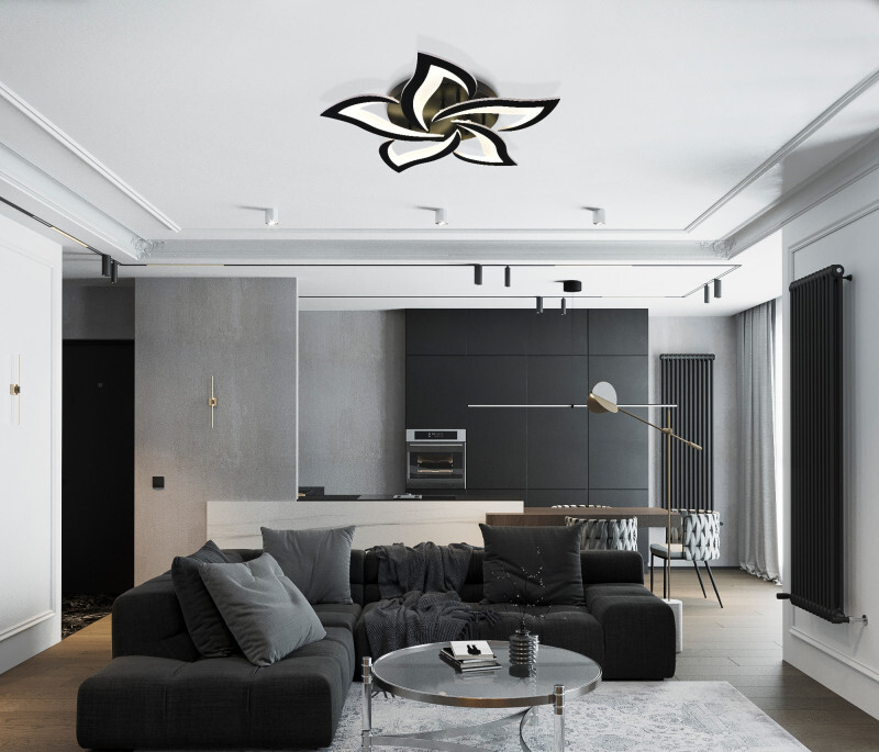 Накладная люстра Natali Kovaltseva INNOVATION STYLE 83002 BLACK