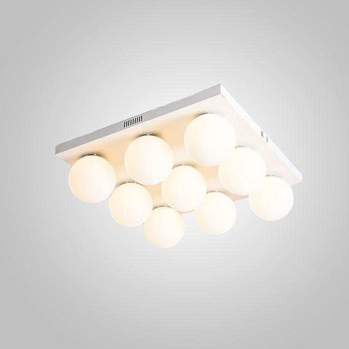 Подвесная люстра BOARD ORB L9 White by ImperiumLoft