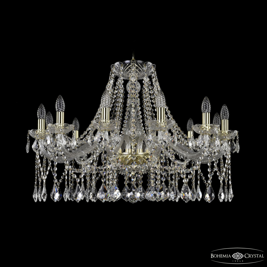 Люстра хрустальная 1413/12/300 G Leafs