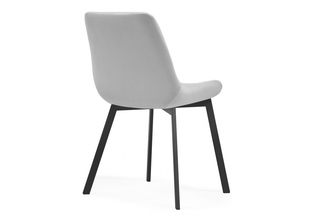 Стул Woodville Челси черный / светло-серый 489743