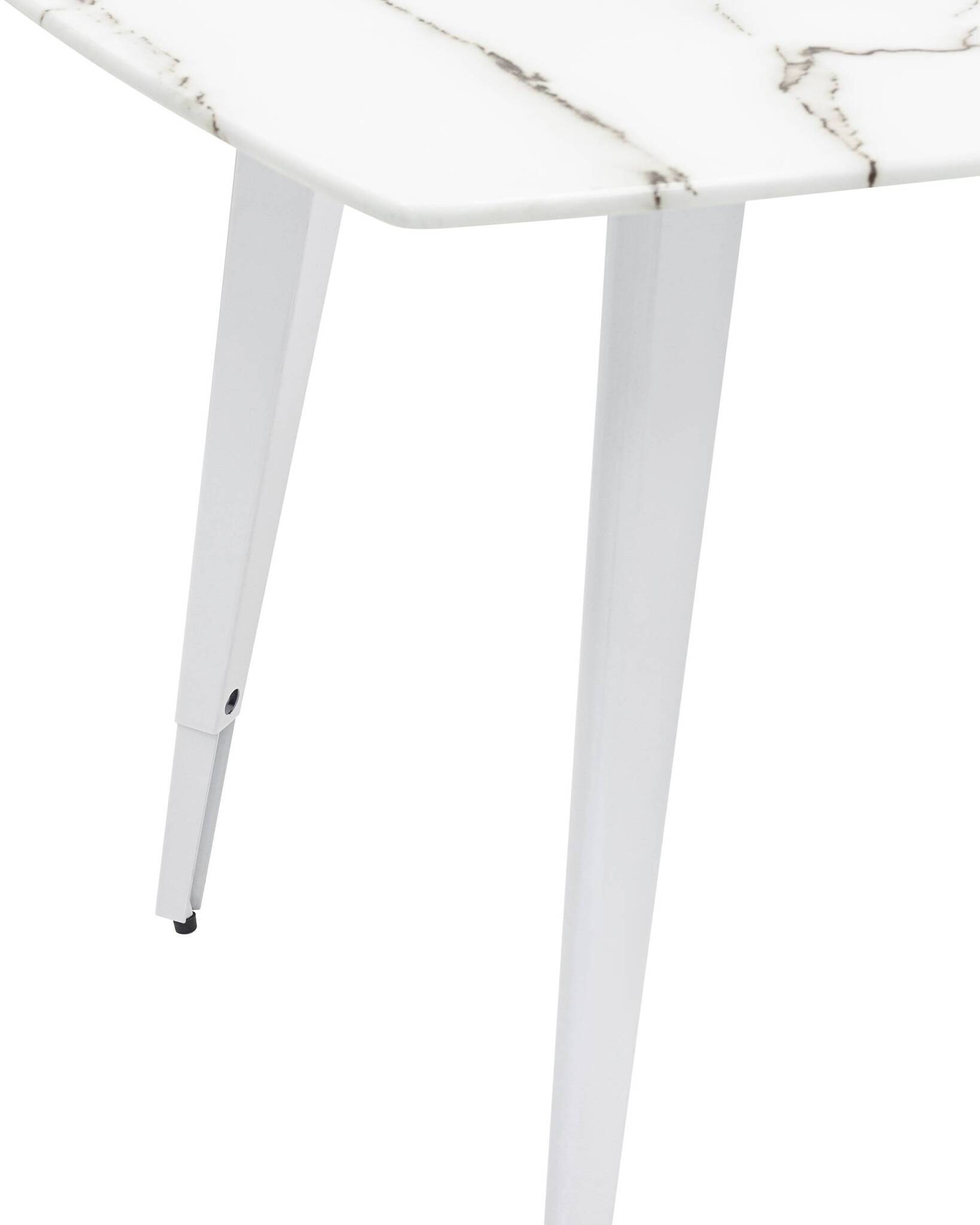Стол обеденный Ричмонд 100*100 белый стеклянный Stool Group