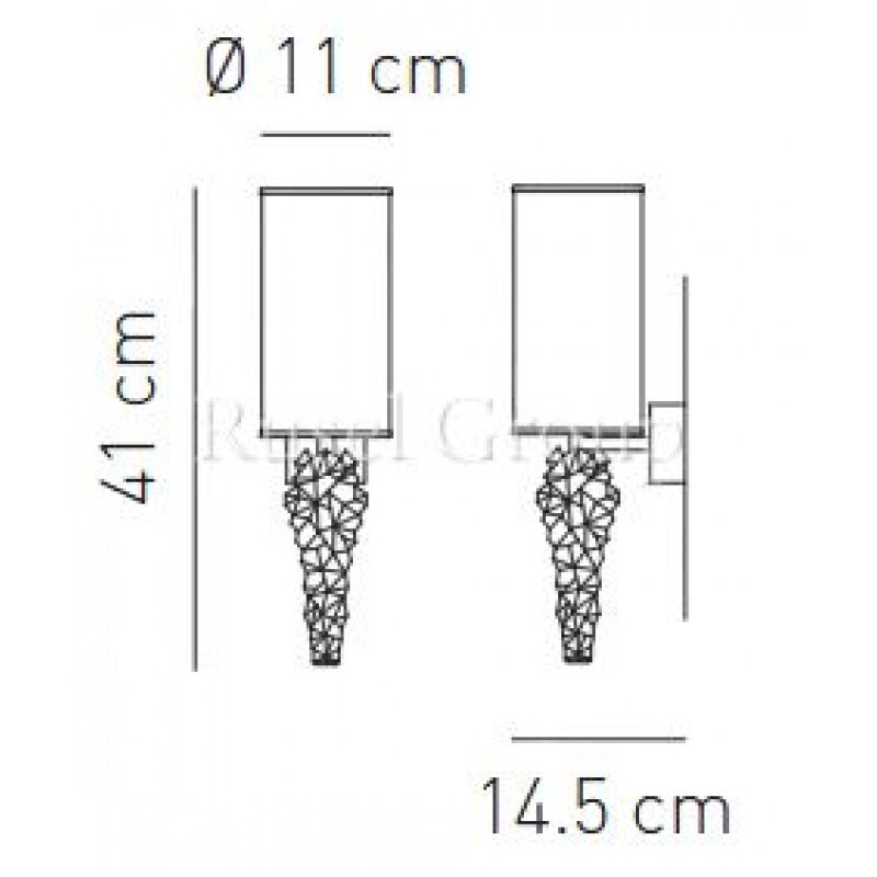 Настенный светильник Axo Light SUBZERO AP