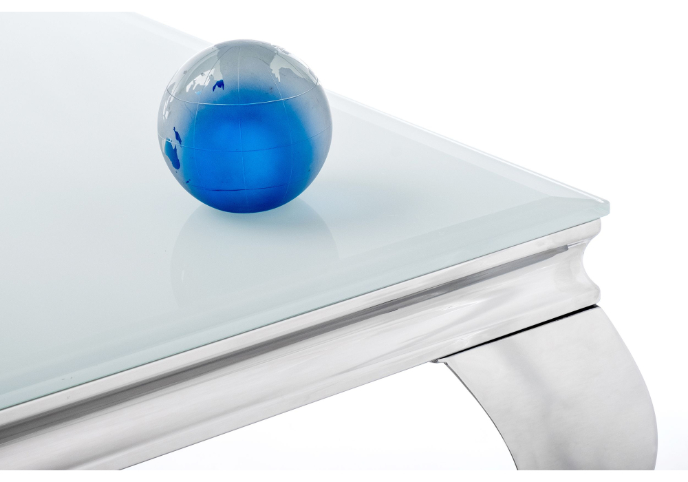 Стол стеклянный Woodville Sondal 160 белый 1643