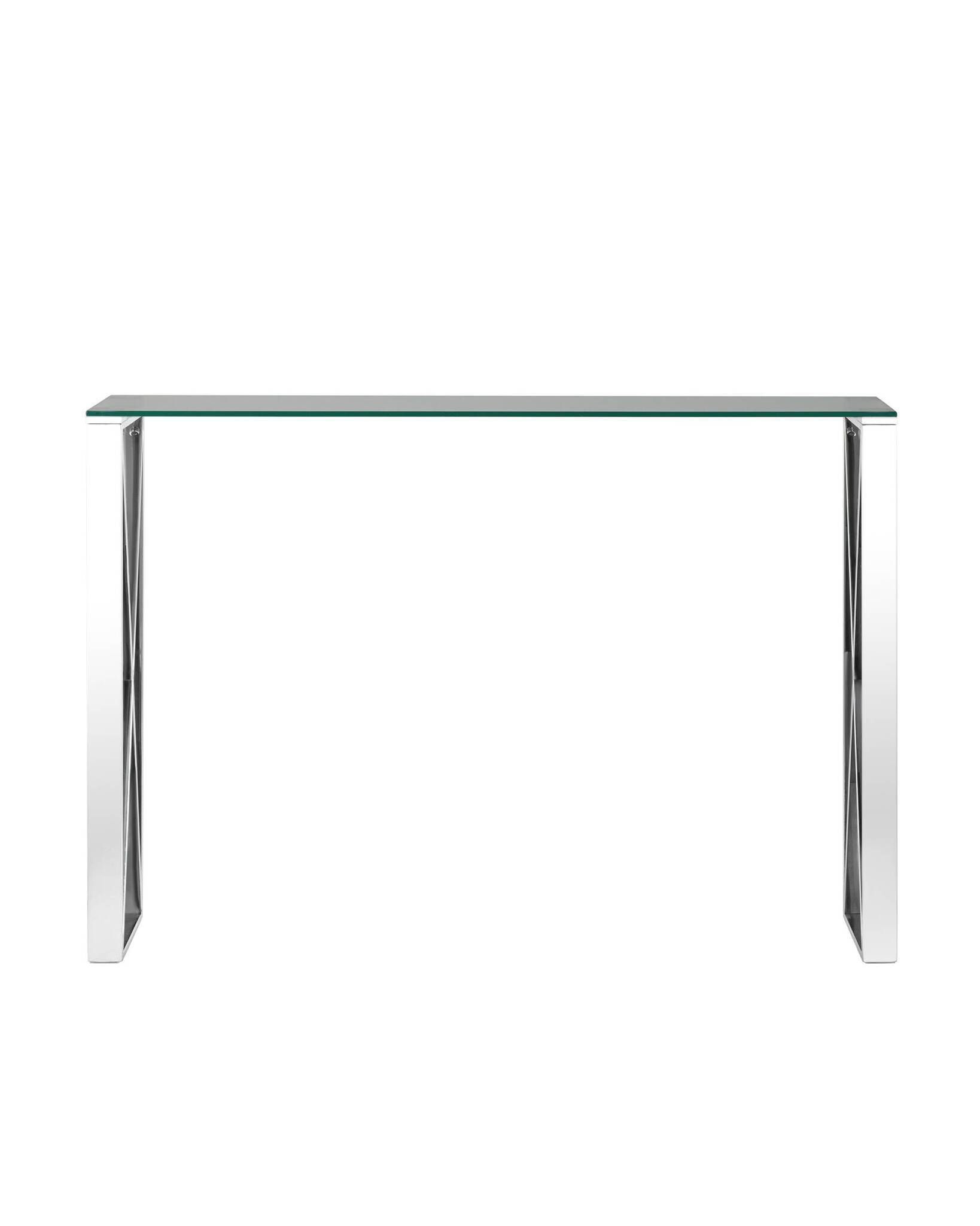 Консоль КРОСС 115*30 серебро Stool Group