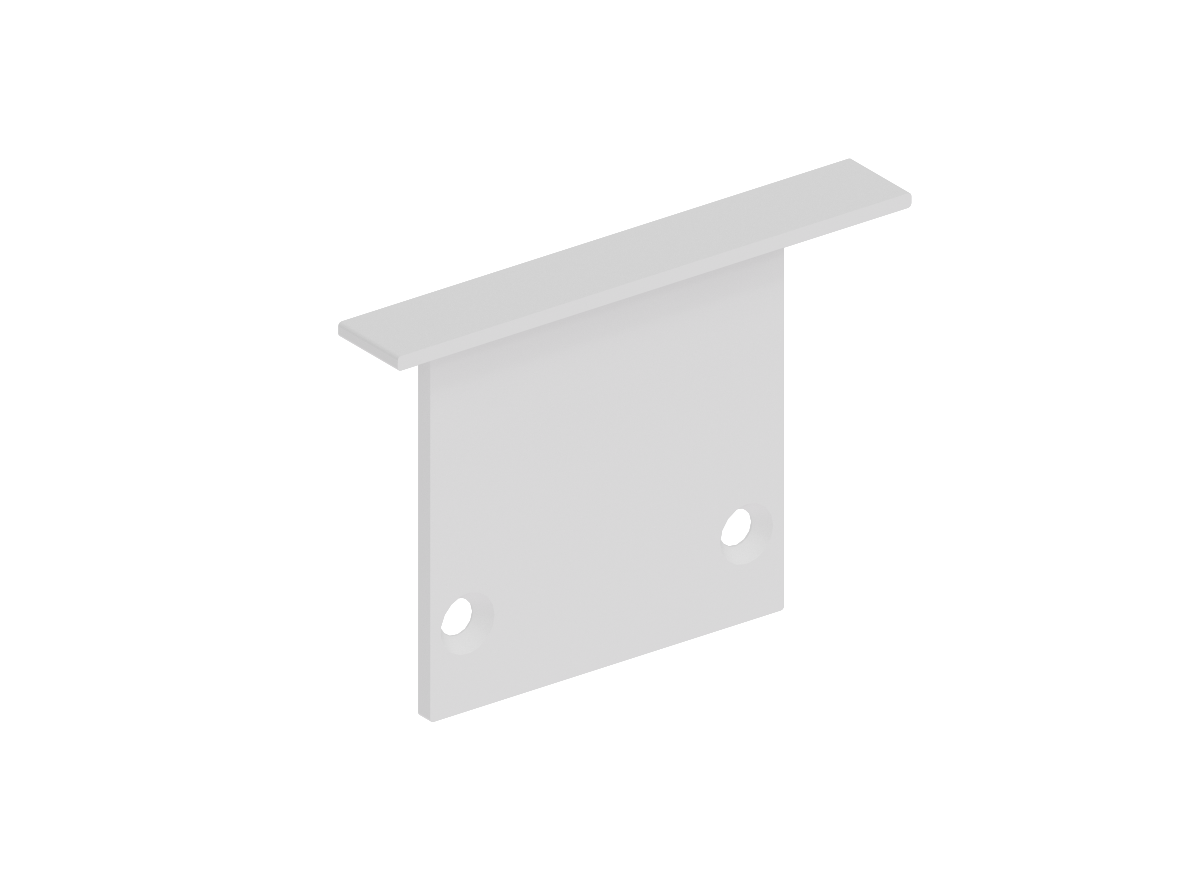 Боковая  глухая заглушка для профиля Donolux DNCAP18502RAL9003