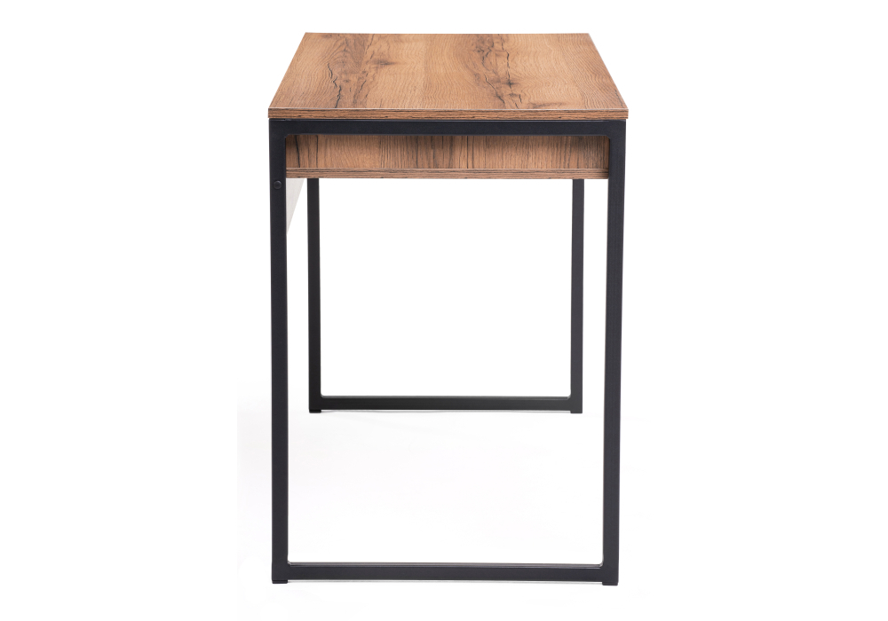 Стол Woodville Леон Лофт черный матовый / дуб делано темный 489684