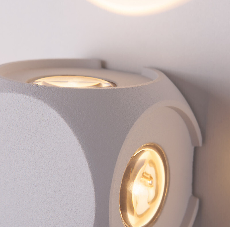 Светильник настенный Elektrostandard 1504 TECHNO LED CUBE белый