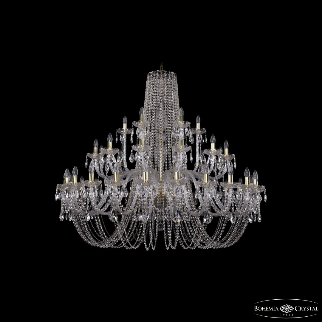 Люстра хрустальная 1402/24+12+6/530 G