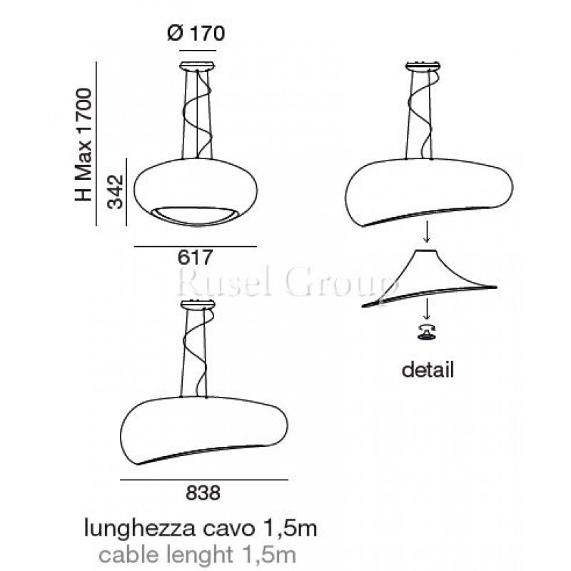 Подвесной светильник Linea Light Dunia 7470