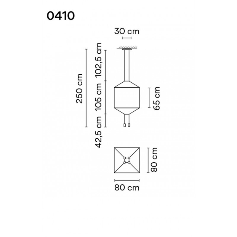 ПОДВЕСНОЙ СВЕТИЛЬНИК VIBIA Wireflow 0410