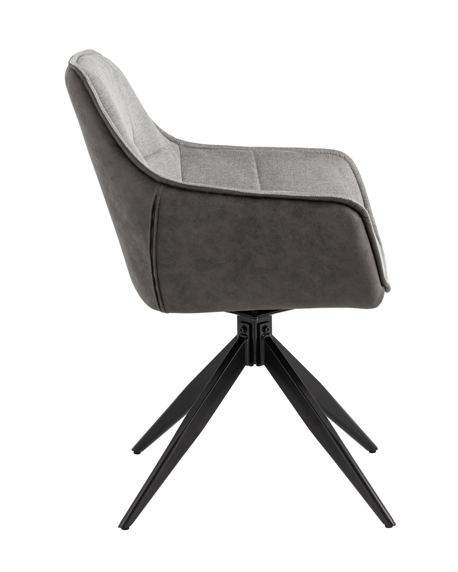 Стул обеденный Alba серый спинка экокожа Stool Group