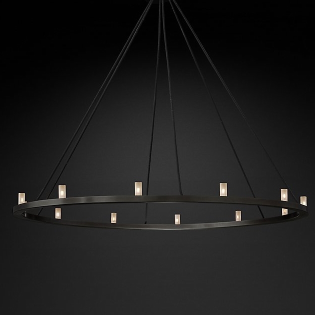 Люстра Restoration Hardware Rennes Round 48" Bronze