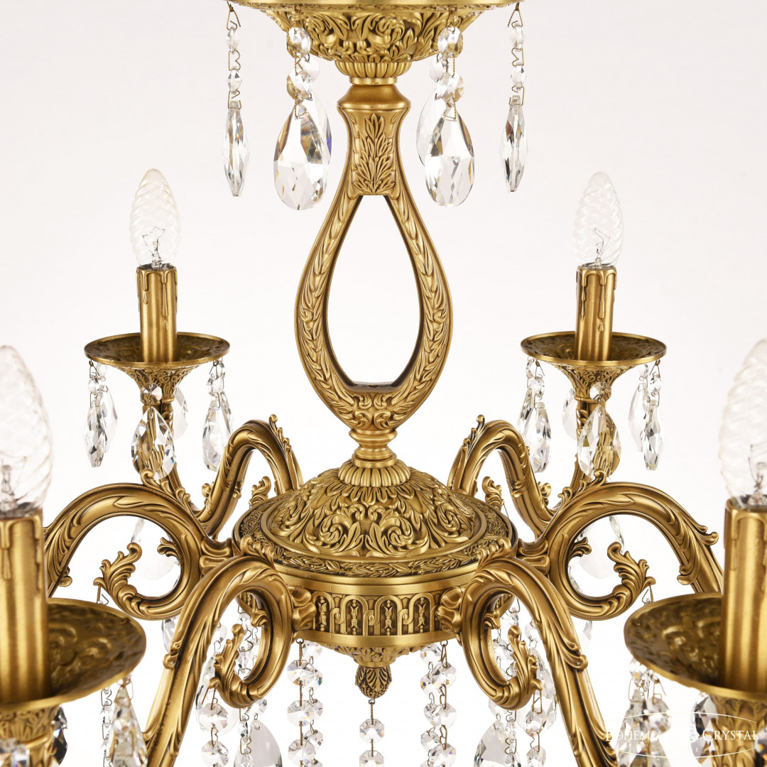 Люстра бронзовая с хрусталём 71301/6/210 B FP